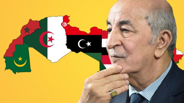 خريطة المغرب كاملة الرئيس الجزائري